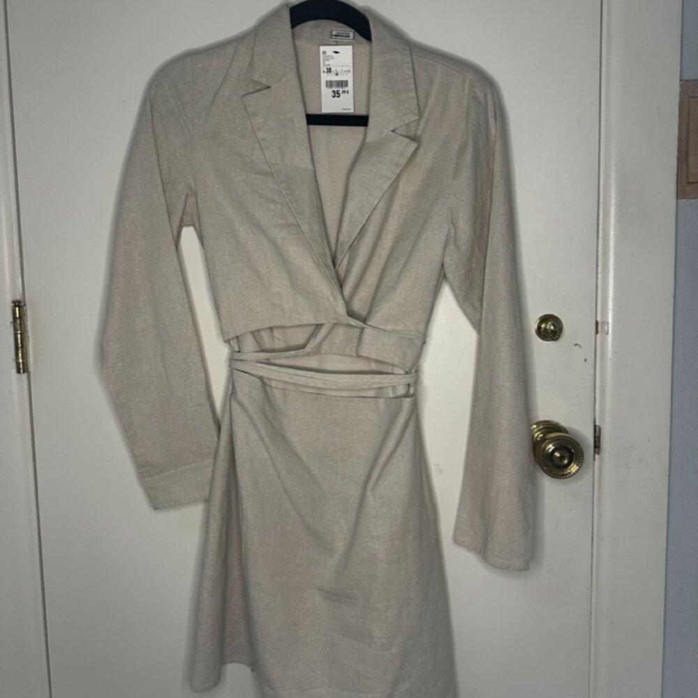 Linen Wrap Dress